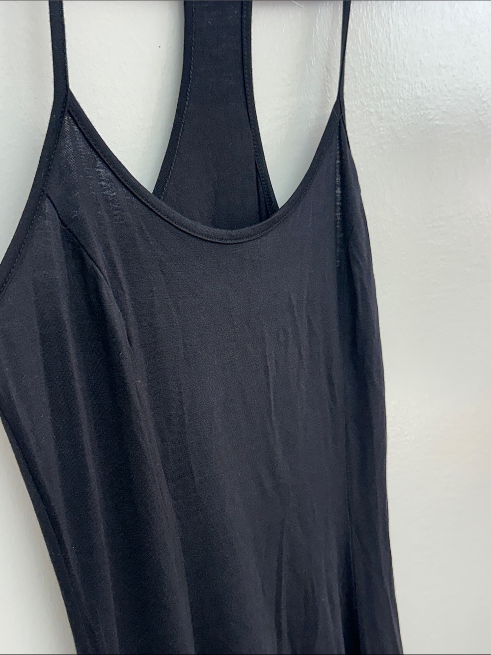 Acemi Black Ribbed Racerback Tank - Picture 3 of 5